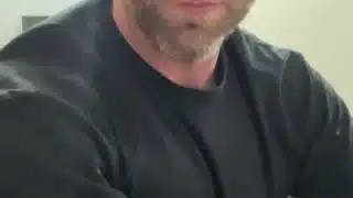 Construction worker blowing load after three days of saving!