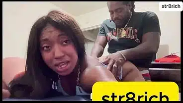 First Time with big black cock in her ass and pussy anal queen