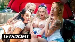 Florane Russell & Lexi Dona End Up Licking & Fingering After Girls Party – A GIRL KNOWS