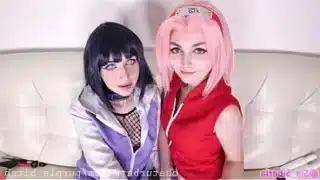 Purple bitch Лесбиянки в косплее , анал ,игрушки, лесбиянки ,цветные волосы