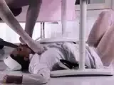 Rossy Bush Foot Fetish Dildo Nurses