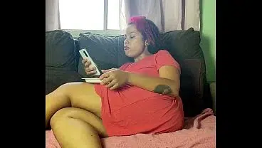 Chubby Girl Farting on Breakfest on Couch Natural Gas Release