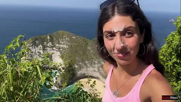 Crazy CUMWALK in Amazing Place Full of People Almost Caught