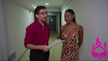 free My naughty Japanese boss hired me for the job just because of my nice ebony ass and pussy