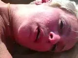 Mature Blonde Masturbating at the Beach