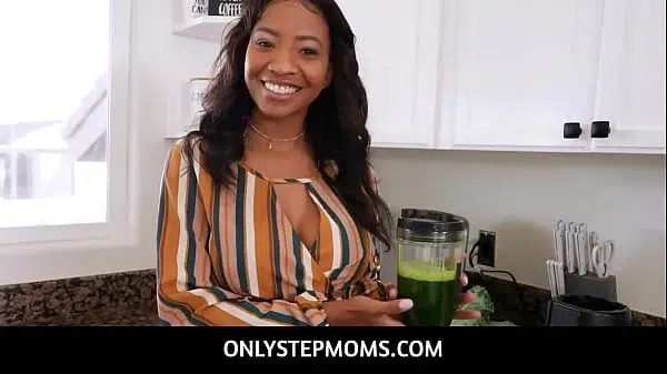 OnlyStepmoms  –  Black stepmom MILF September Reign healthy morning blowjob for her stepson
