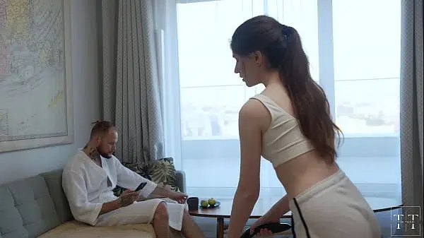 Why do the cleaning? You better blow me!