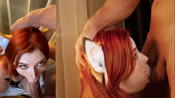Cute Fox Sucks Big Dick – Cum on Face