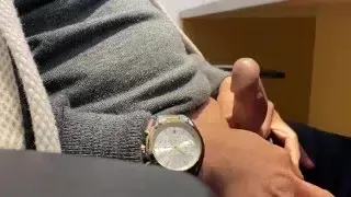 Flashing of cock at the office