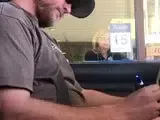 Hands-Free Public Cum: Daddy’s Bank Adventure