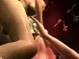 Hot 3D redhead licking a pussy while getting fucked