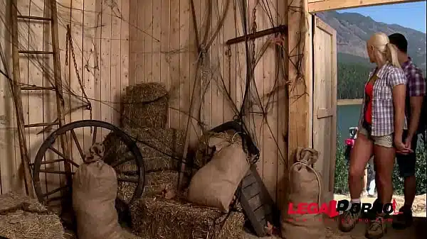 Leggy babe Blanche Bradburry fucked real hard & deep in secluded alpine hut GP724