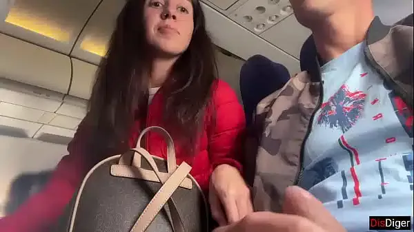 Risky Public Jerking Off On A Plane Full Of People – Public Dick Flashing