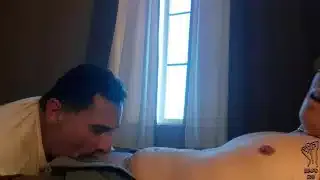 Sucking my Neighbors Cock when his Parents Leave