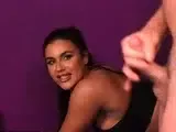 Voyeuristic femdom poses for jerking