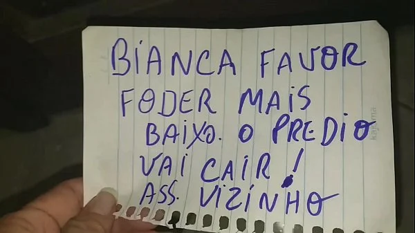 Bilhete de vizinho :”Me faz foder com mais tesão e barulho “foda -se .veja completo em xv red