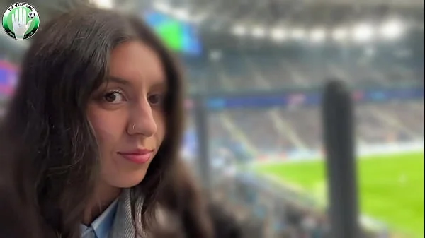 I get fucked in the stadium toilets during a football match