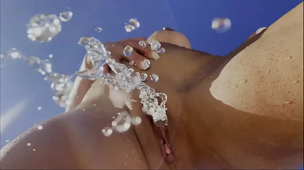 Monika Fox Swims Naked In Ocean, Have A Quick Blowjob To Captain Of Yacht Right In Cabin & He Cum In Her Mouth