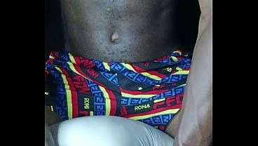 MUSCULAR BLACK MALE HUMPING PILLOW HORNY FOR FUCK