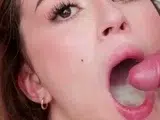 Pov homemade amateur facial cumshot and blowjob
