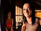 Brunette solo masturbation on webcam