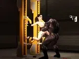 Crazy fuck in restraints. Sexy slut gets fucked hard by BBC