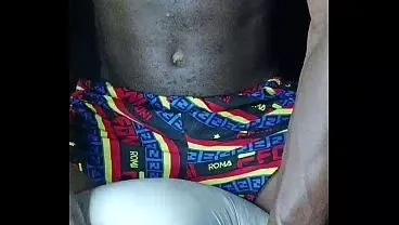MUSCULAR BLACK MALE HUMPING PILLOW HORNY FOR FUCK
