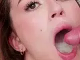 Pov homemade amateur facial cumshot and blowjob