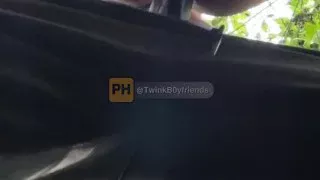 Risky outdoor bareback sex with this cute Asian boy.