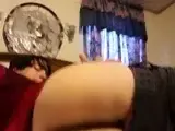 Skinny Twink’s Spanking Anal Amateur Session