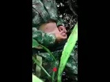 Soldier Beats Off Outdoors – Amateur Latin Military Handjob