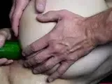 Veggie Fetish: Amateur Cucumber Fisting